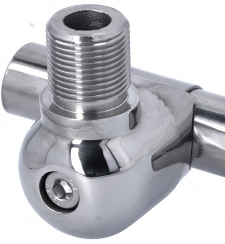 Soporte Antena Tubo Inox