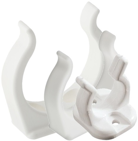 Pinza Soporte Blanca (4 uds)