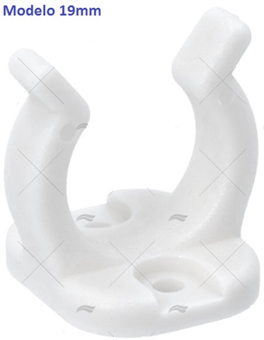 Pinza Soporte Blanca (4 uds)