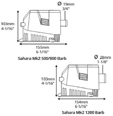 Bomba ATTWOOD Sahara MK2 Racord