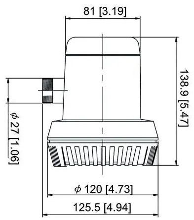 Bomba TMC 02310 Auto 600GPH