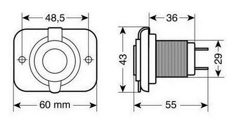 Toma USB Doble 2.1A