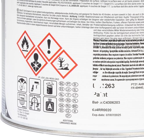 Antifouling SEAJET 034 Emperor Blanco