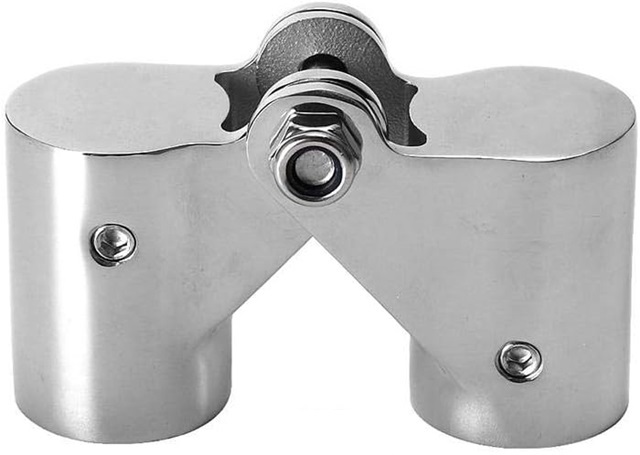 Bisagra Tubos Inox Tornillo