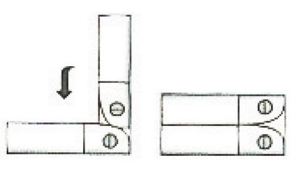 Bisagra Tubos Inox OSCULATI
