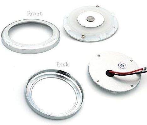 Plafon TALAMEX Inox 70mm