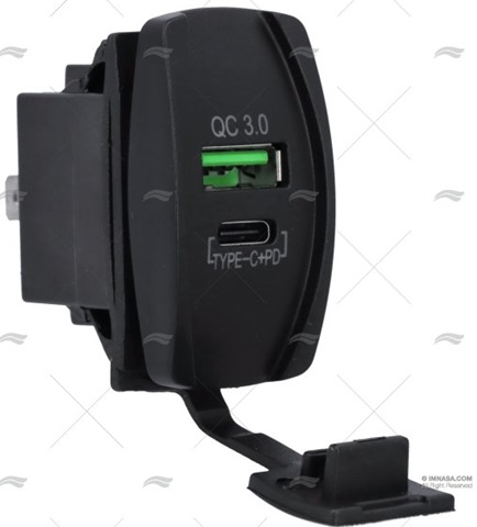 Toma USB 3.0 A/C Basculante