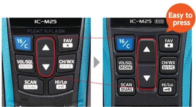 VHF ICOM IC-M25 EVO