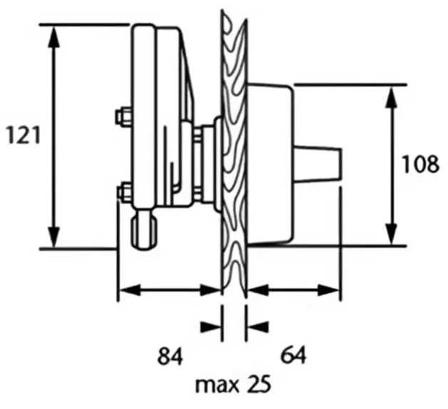 Tambor TELEFLEX Light duty