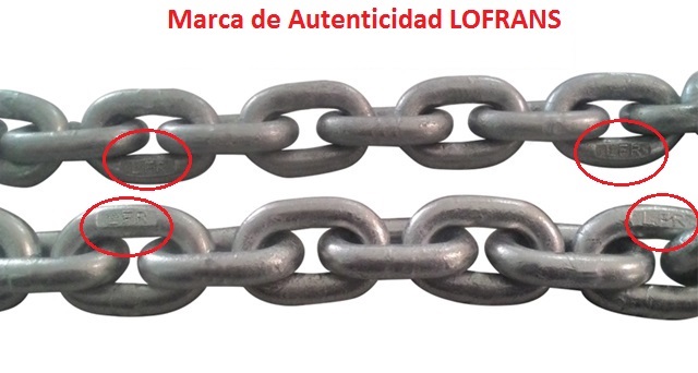 Cadena LOFRANS G40 10mm ISO4565