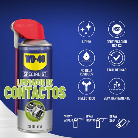 Lubricante WD-40 Contactos 400ml