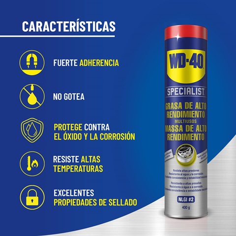 Grasa WD-40 Alto Rendimiento 400gr