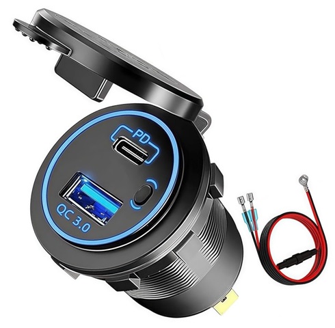 Toma USB A/C