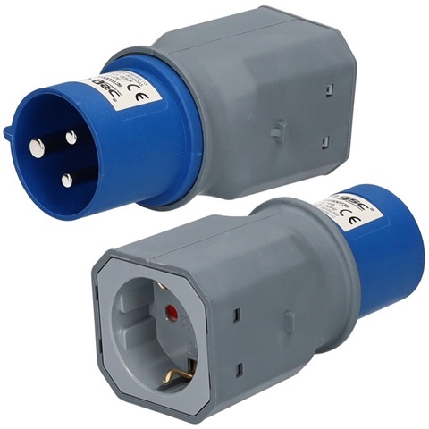 Adaptador CEE17 a Schucko
