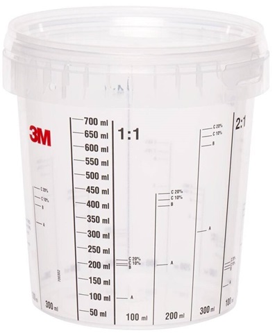 Vaso de Mezcla Medidor 3M
