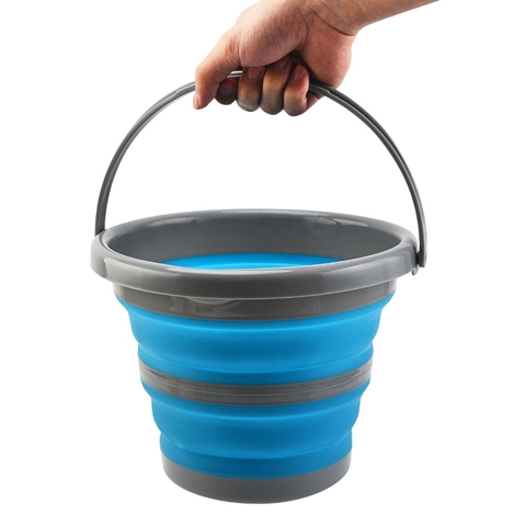 Cubo Plegable Azul 5L