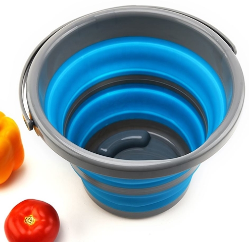 Cubo Plegable Azul 5L