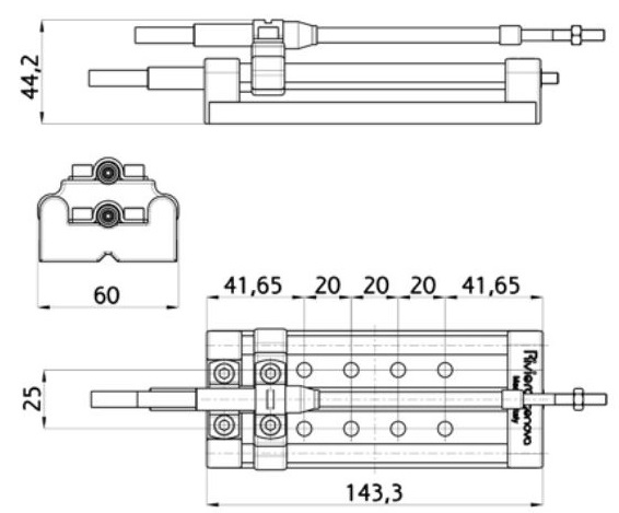 Unidad Selectora Dual RIVIERA KIT13