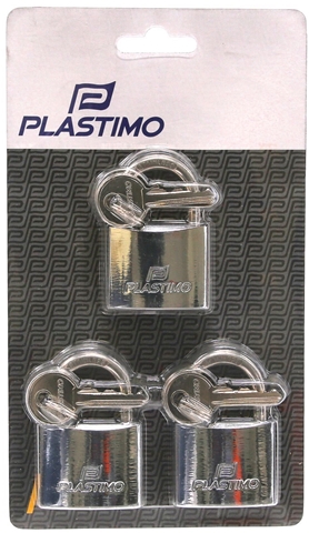 Candado Inox PLASTIMO Pack