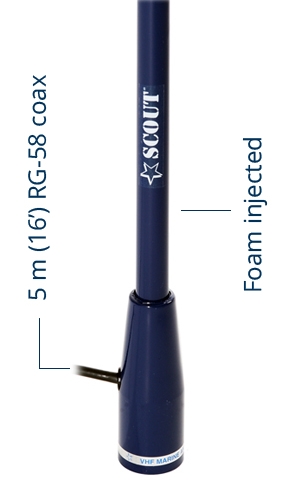Antena VHF SCOUT KS-22 Blue Line