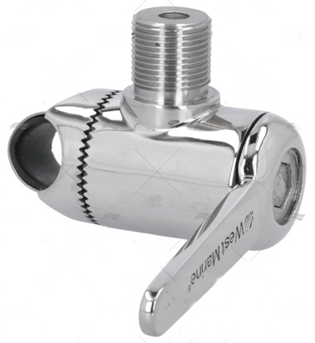 Soporte Antena Tubo Inox Palanca