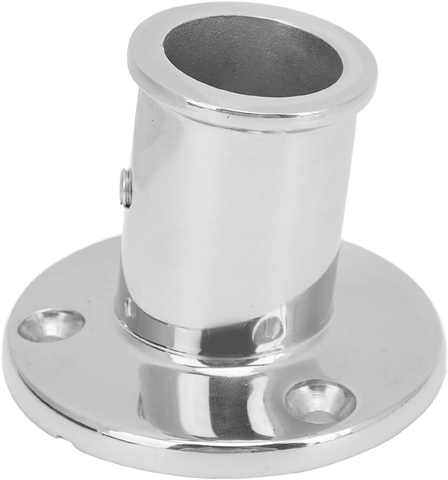 Base Asta Cubierta Inox 25mm