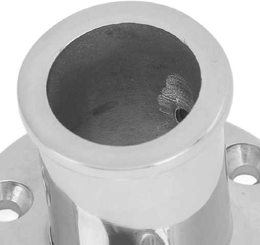 Base Asta Cubierta Inox 25mm